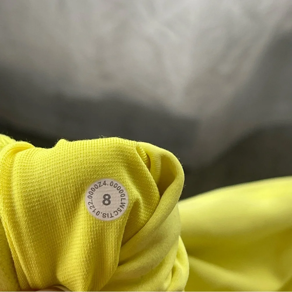 Lululemon Align High Rise Pant 27” size 8‎ Neon Yellow Serpentines Athleisure